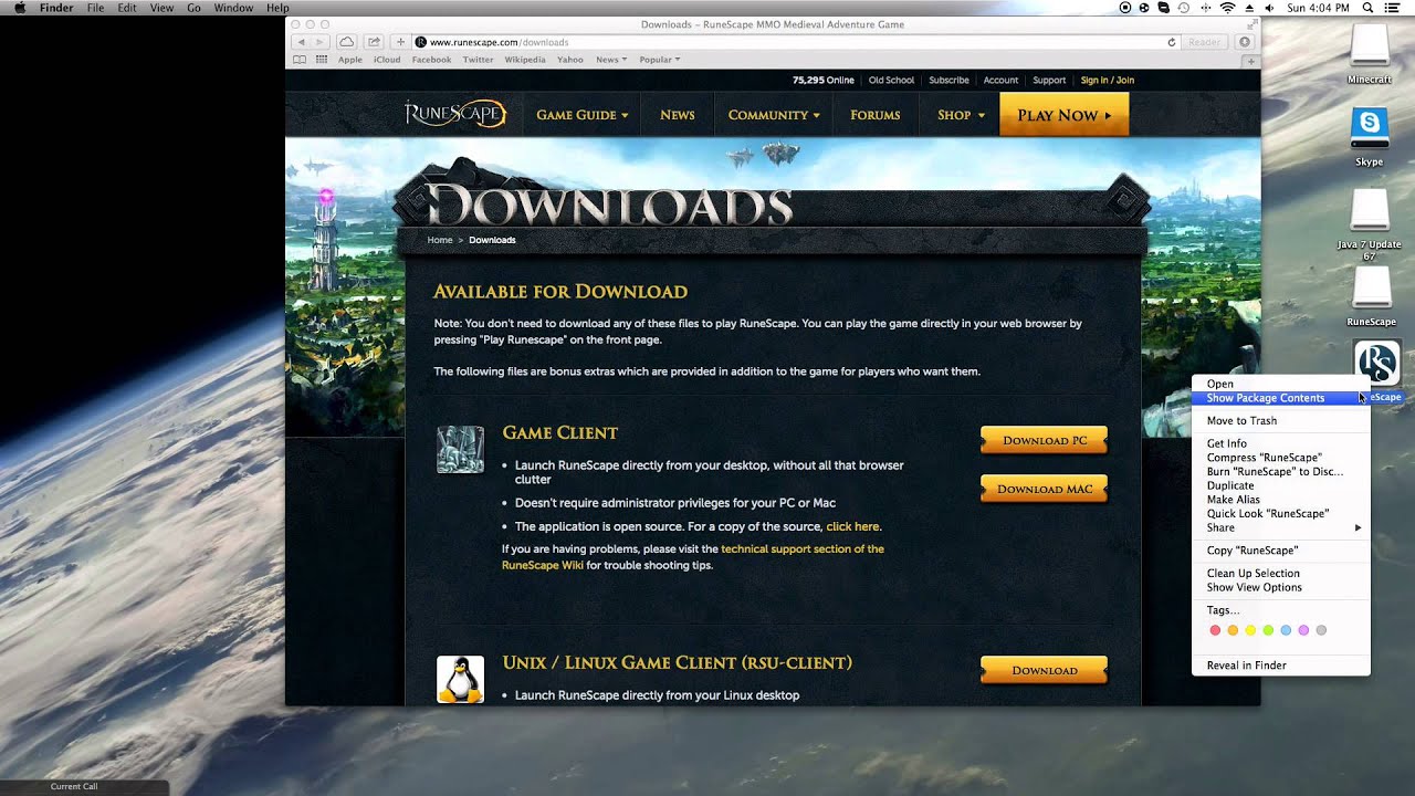 download runescape for mac os